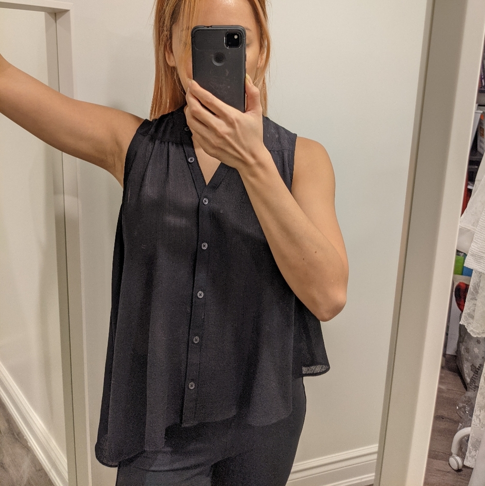 Silence + Noise Size Small Sleeveless Top